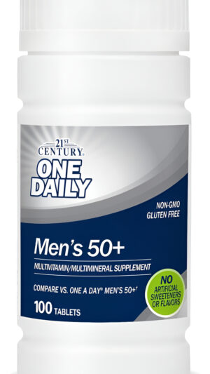 21st Century One Daily Men's 50+ Tablets, 100 Unidades
