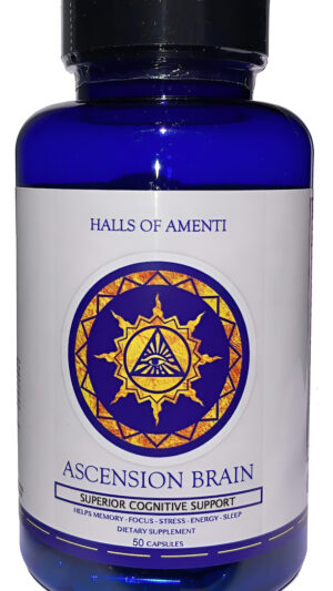 Halls Of Amenti Ascension Brain Suplemento Nootrópico, 50 Cápsulas