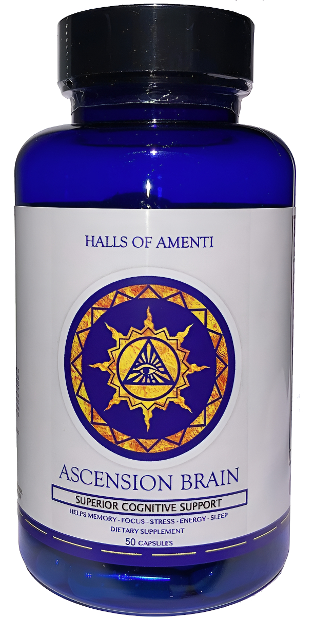 Halls Of Amenti Ascension Brain Suplemento Nootrópico, 50 Cápsulas
