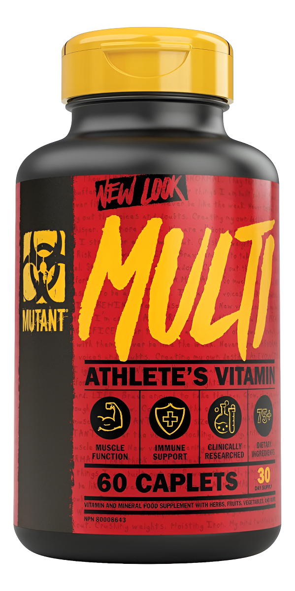 Mutant Vitaminas Multipotencia Con Más De 75 Ingredientes Específicamente Formulados, 60 Tabletas
