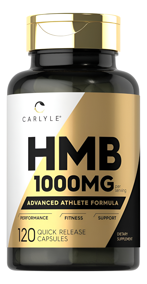 Carlyle Suplemento Hmb | 1000 Mg | 120 Cápsulas | Fórmula Avanzada De Atleta Sin Omg Y Sin Gluten
