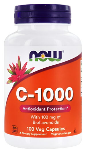 Now Foods 100 Tabletas Vegetarianas De Vitamina C-1000