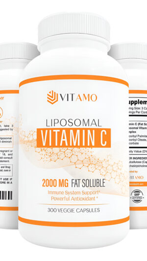 Vitamina C Liposomal C 2000mg Nsf Certified 300 Cápsulas Sop