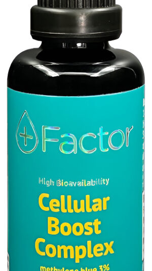 Plus Factor Cellular Boost Complex - 3% Usp Grado Methylene Blue & Silver Nano Partículas - Enfoque Cerebral Y Memoria