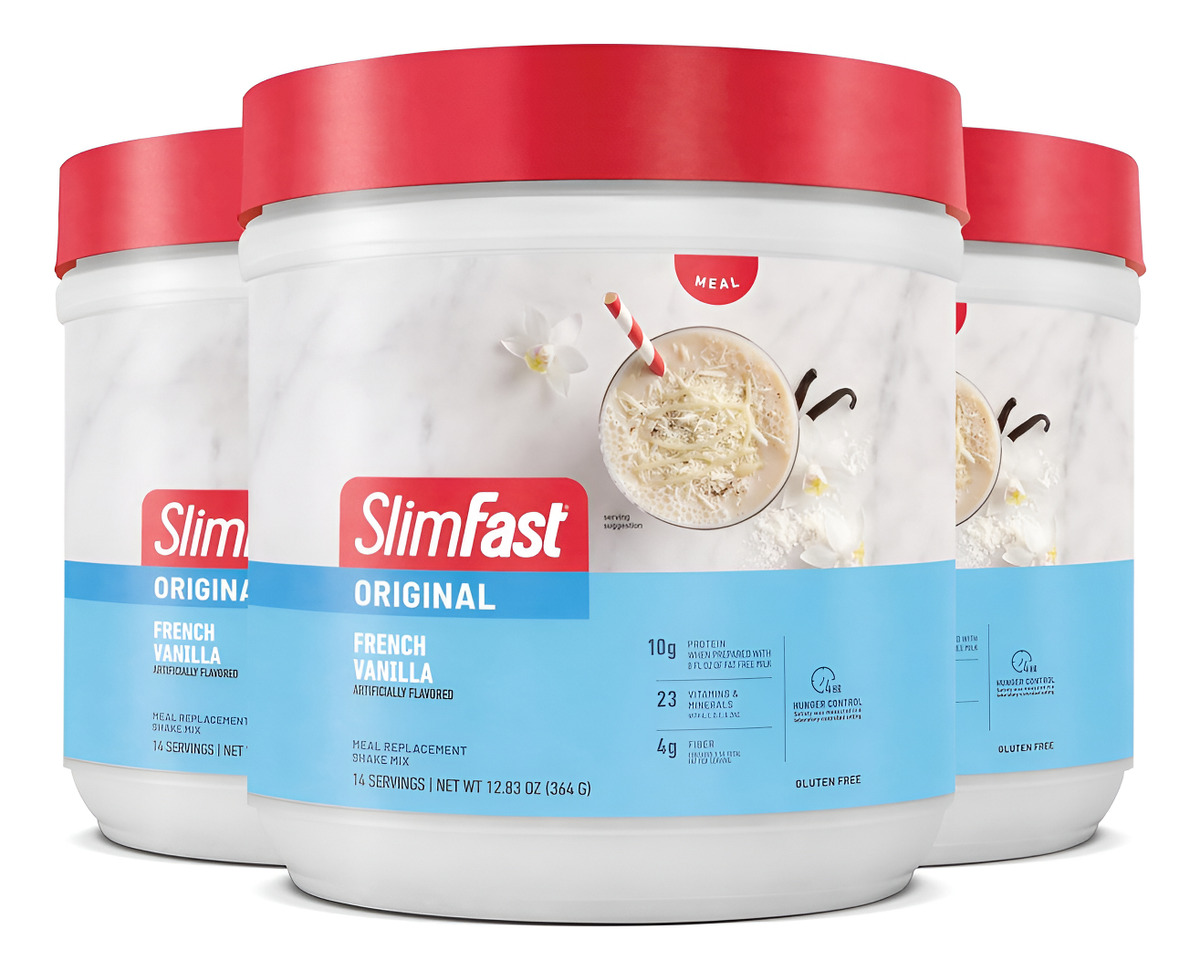 Slimfast Original Batido De Vainilla Francesa Pack De 3