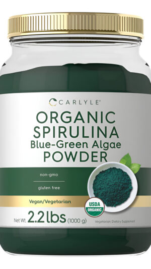 Spirulina Organica Azul Y Verde Polvo