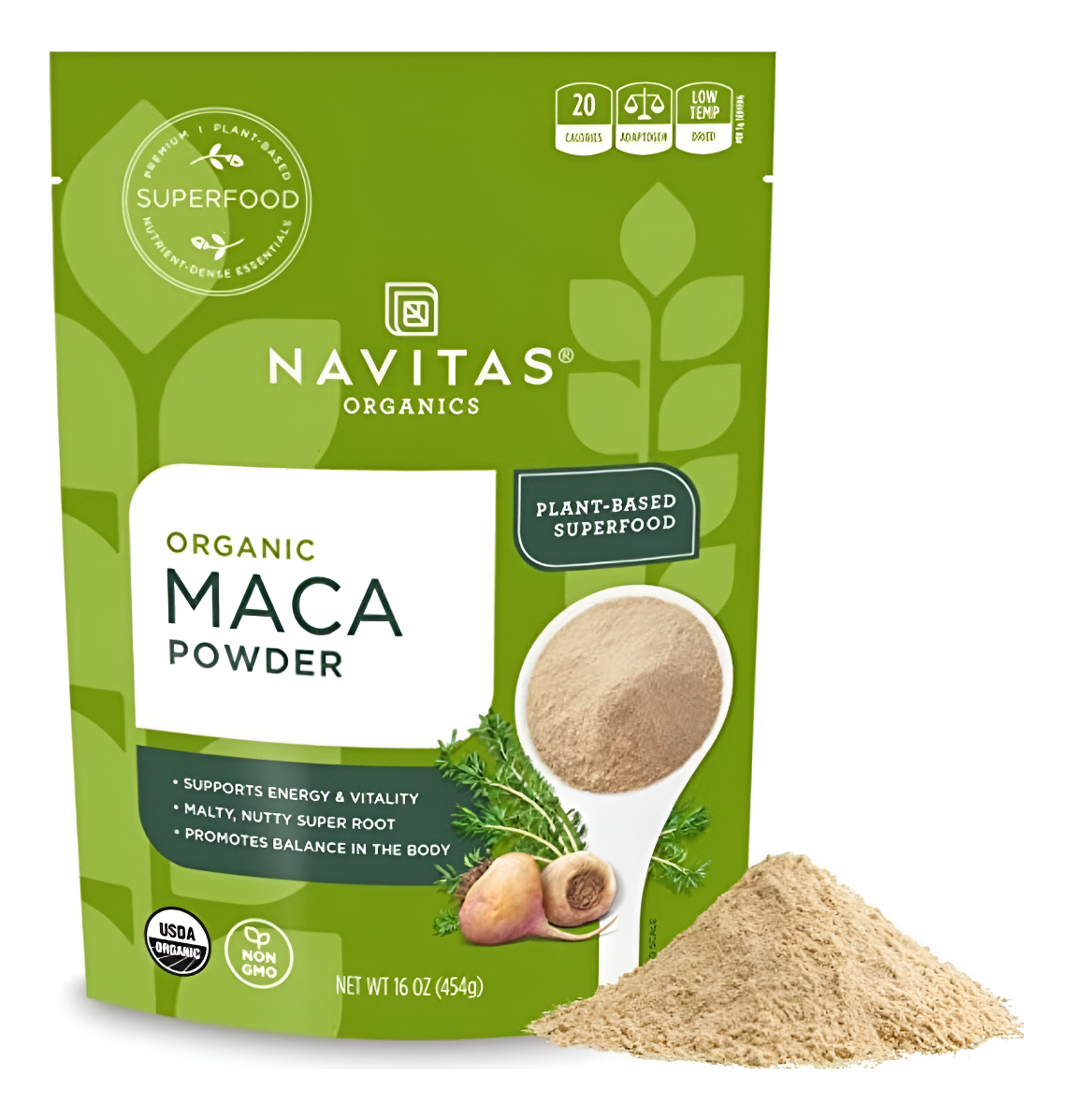 Maca En Polvo 454g - Navitas