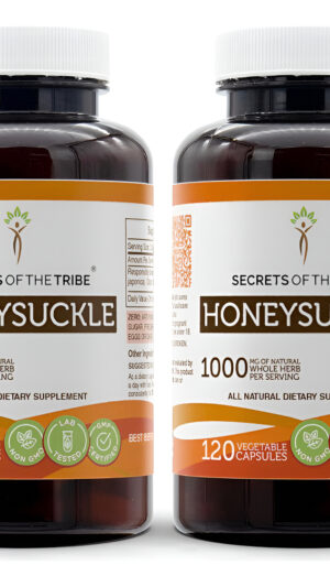 Secrets Of The Tribe Madreselva 120 Cápsulas (2 Uds.), 1000 Mg, Madreselva (lonicera Japonica) Flor Seca (2x120 Cápsula