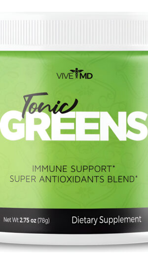 Tonic Greens - Suplemento Vitamínico En Polvo, Fórmula Oficial, Suplemento Energético De Mezcla Verde Natural, 78g