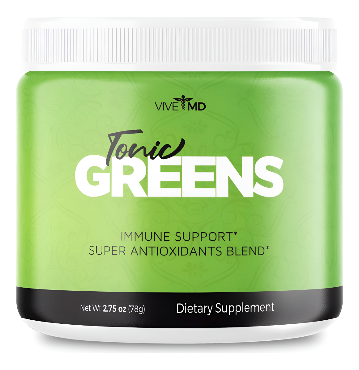 Tonic Greens - Suplemento Vitamínico En Polvo, Fórmula Oficial, Suplemento Energético De Mezcla Verde Natural, 78g
