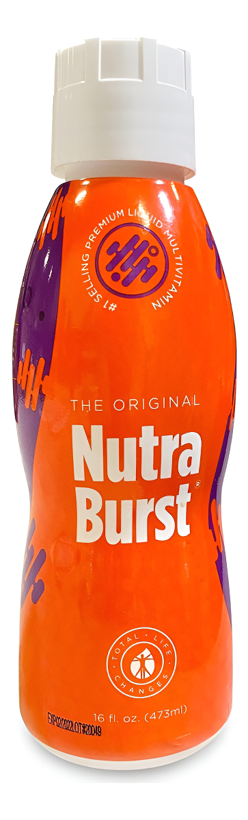 Tlc Nutraburst - Multivitamínico Líquido, Con Vitaminas Y Minerales Esenciales, 16 Onzas Líquidas, 15.9 Fl Oz 32 Porc