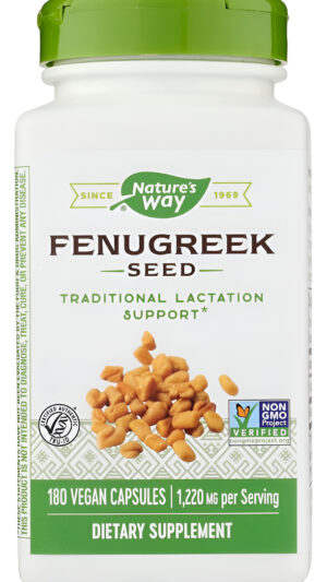 Semilla De Fenogreco Natures Way, 180 Ct