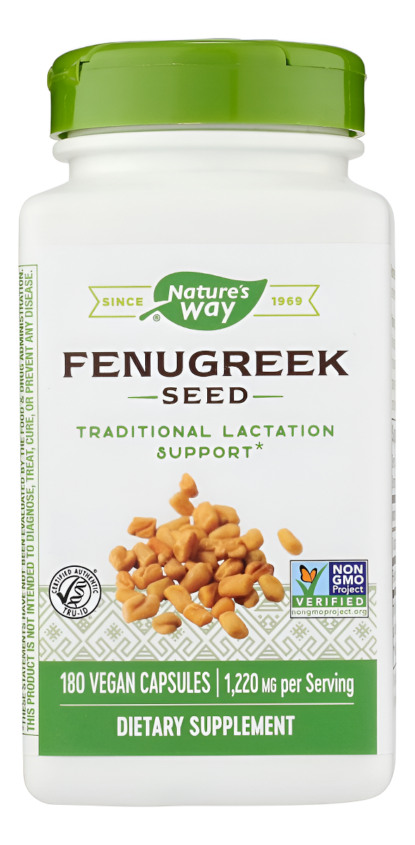 Semilla De Fenogreco Natures Way, 180 Ct