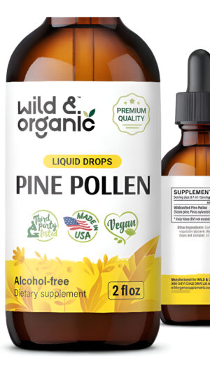 Tintura De Polen De Pino, Gotas Líquidas De Polen De Pino Orgánico, Vegano, Suplemento Sin Alcohol, Para Hombres Y Muje