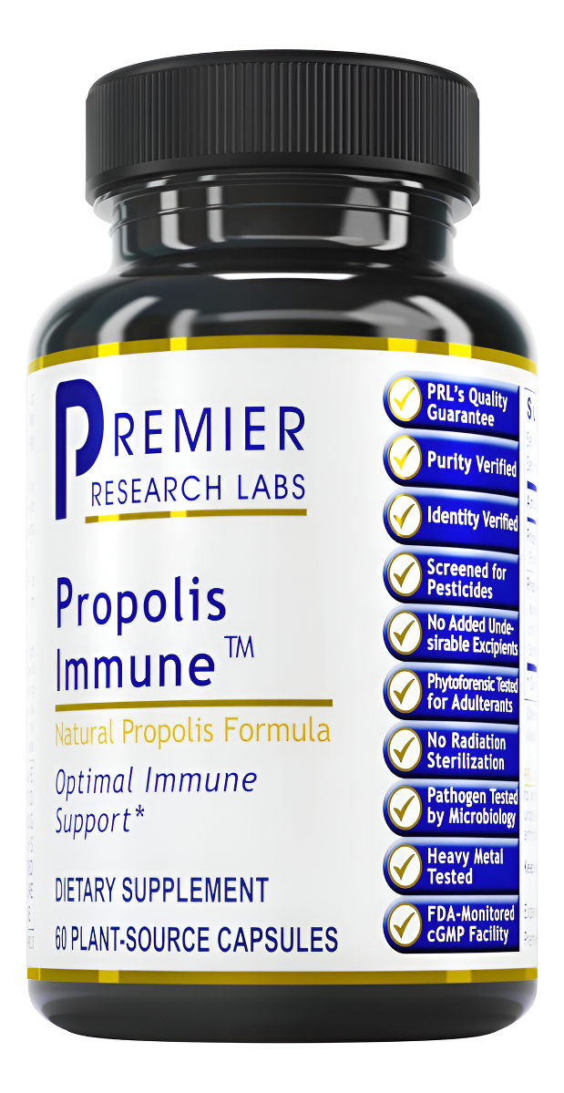 Premier Research Labs Propóleos Inmune - Cuenta Con Extracto De Propóleos, Coral Marino, Noni Orgánico, Extracto De Pol