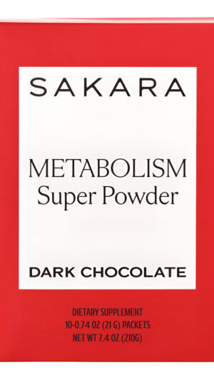 Sakara Metabolism Super Powder, 10 Porciones - Polvo De Bebida Para El Metabolismo Para Ayudar A La Salud Digestiva