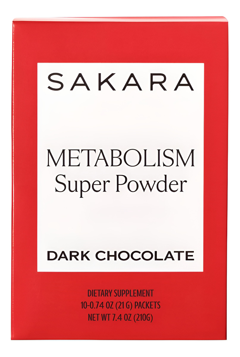 Sakara Metabolism Super Powder, 10 Porciones - Polvo De Bebida Para El Metabolismo Para Ayudar A La Salud Digestiva