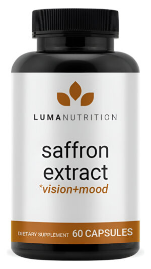 Luma Nutrition Cápsulas De Extracto De Azafrán  Suplementos De Azafrán Premium  Pastillas De Azafrán Puro De 88.50 Mg