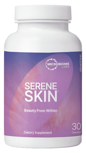 Microbiome Labs Serene Skin - Suplemento Probiótico Para El Cuidado De La Piel Bacillus Clausii + Bacillus Coagulans, A
