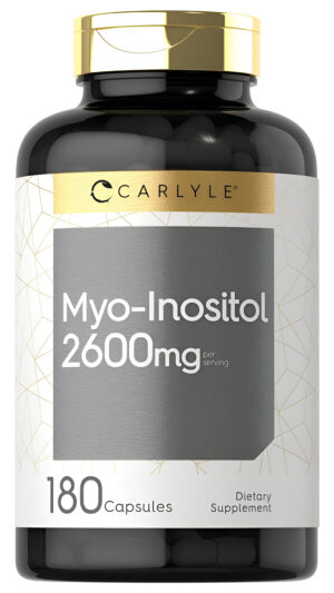 Carlyle Myo-inositol 2600mg | 180 Cápsulas | Suplemento Extra Fuerte | Sin Omg, Sin Gluten