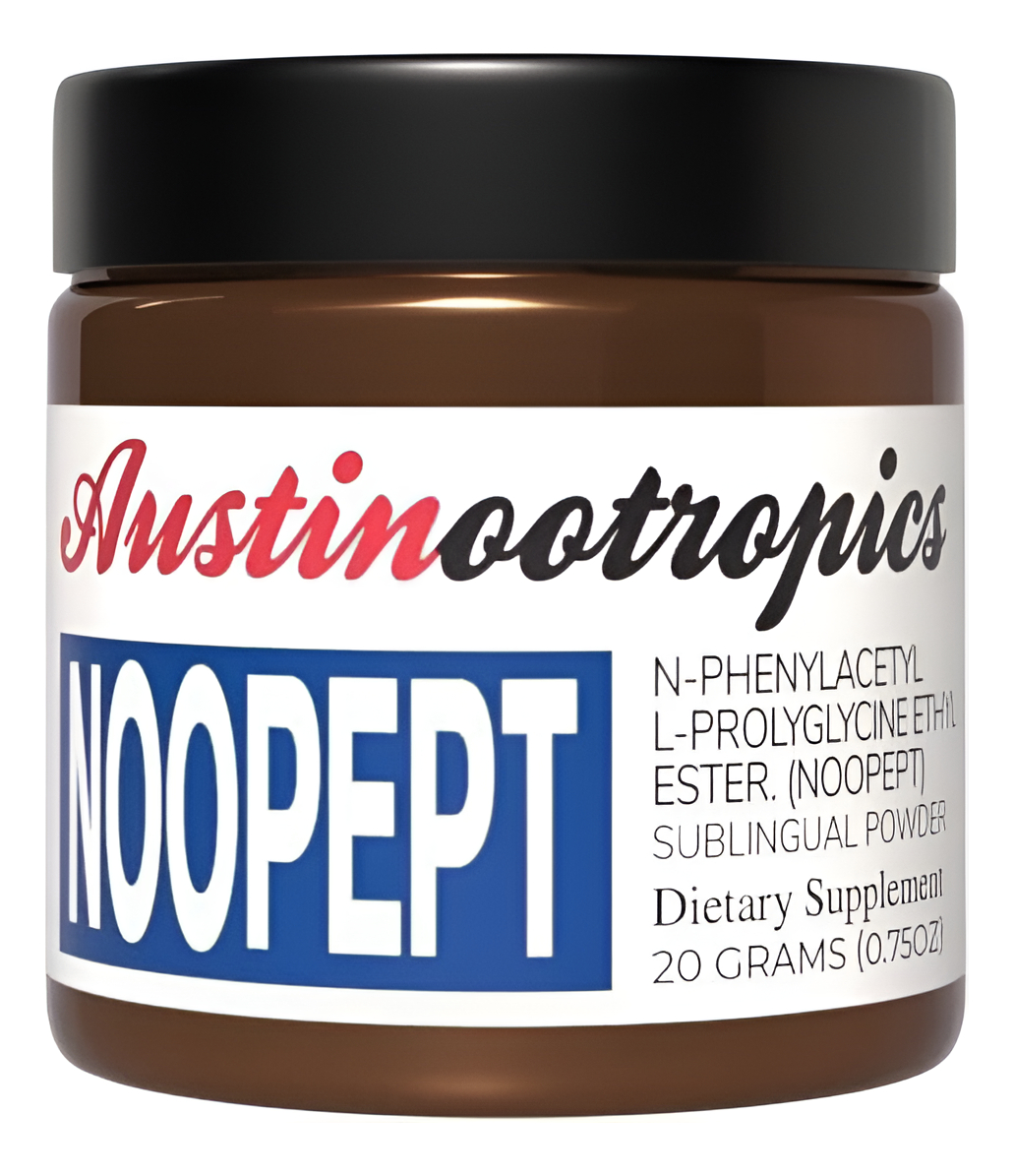 Noopept - Enfoque Absoluto - 0.71 Oz Nootrópico #1 Para Enfoque, Energía, Memoria +