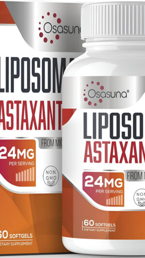 Osasuna Astaxantina Liposomal 24 Mg 60 Cápsulas