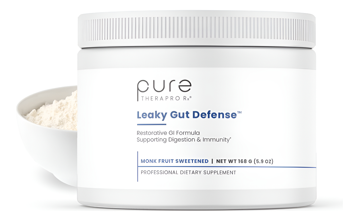 Pure Therapro Rx Defensa Intestinal Con Fugas | Reparación Gi | 0.11 Oz De L-glutamina, Raíz De Regaliz Desglicirrizada