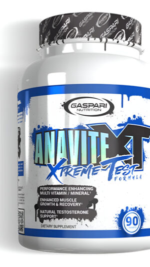 Gaspari Nutrition Anavite Xt: Complejo Multivitamínico Y Mineral Para Hombres Crecimiento Muscular Mejorado, 90 Tabletas