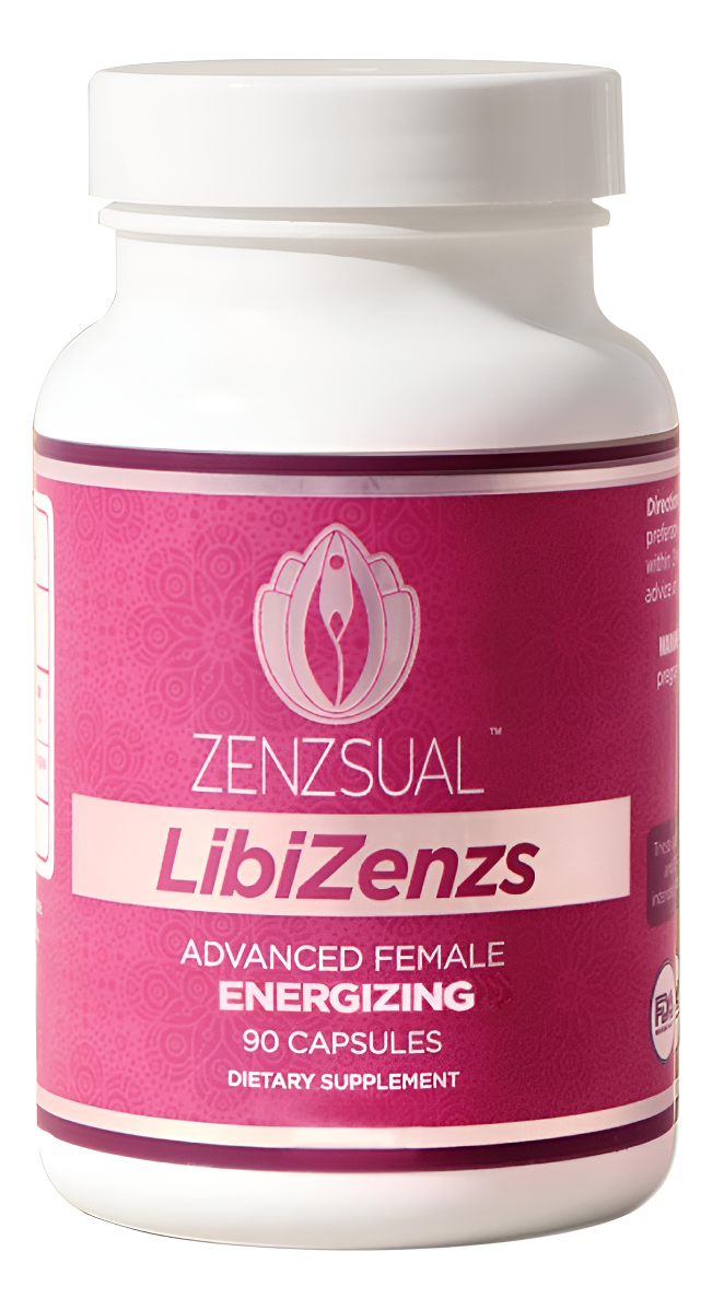 Zenzsual Libizenzs - Suplemento Energético Para Mujeres Sin Cafeína, 90 Cápsulas