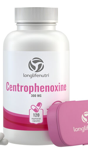 Centrofenoxina 300 Mg - 120 Cápsulas Vegetarianas | Suplemento Fabricado En Estados Unidos | Potenciador Cognitivo Noot