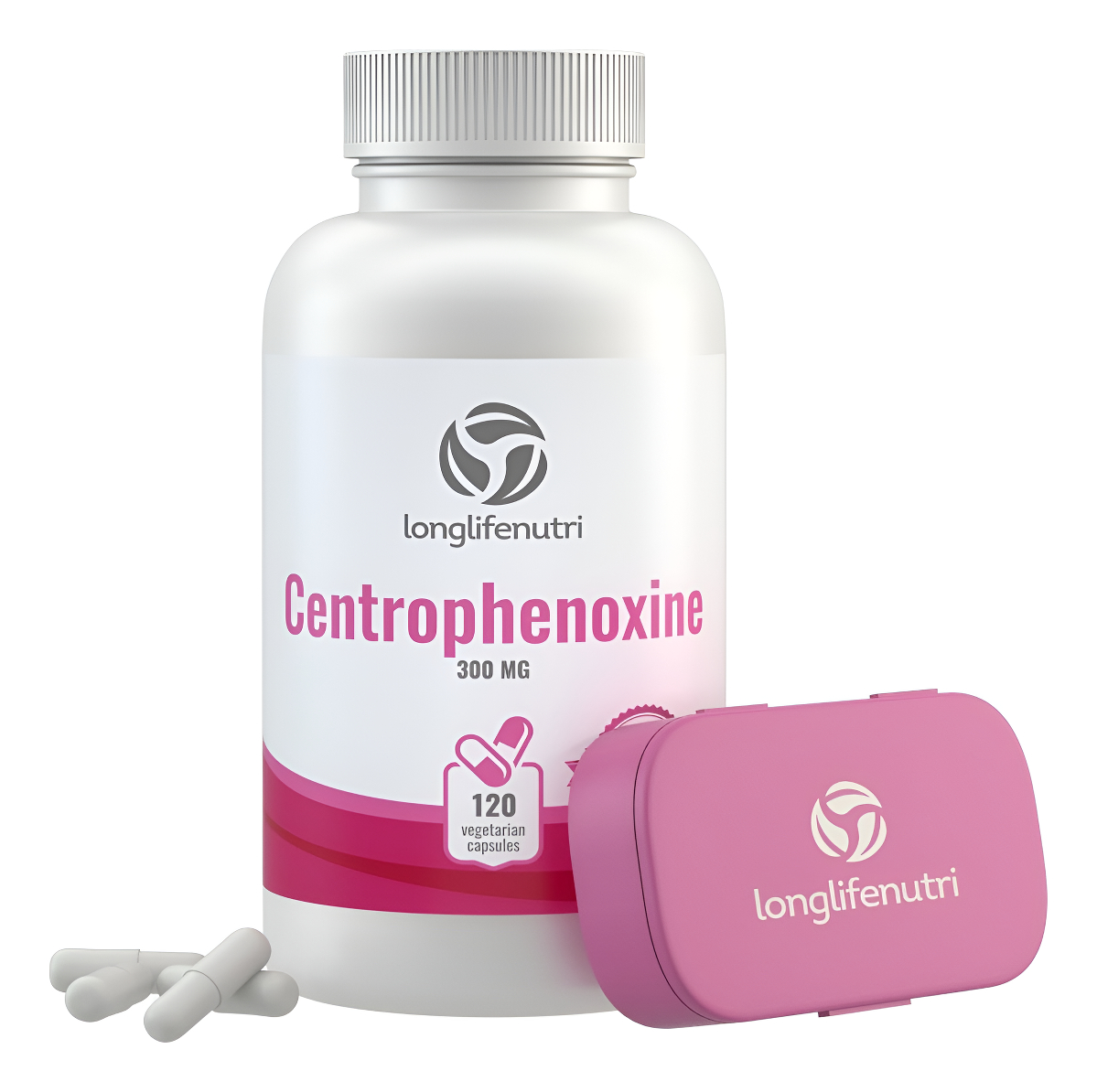 Centrofenoxina 300 Mg - 120 Cápsulas Vegetarianas | Suplemento Fabricado En Estados Unidos | Potenciador Cognitivo Noot