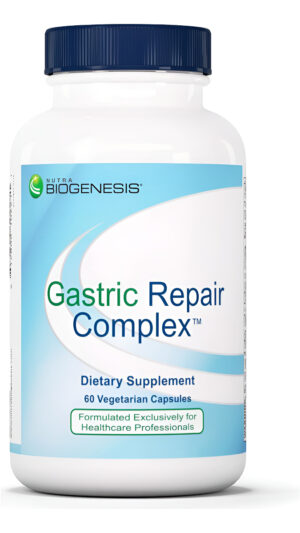 Nutra Biogenesis, Complejo De Reparación Gástrica, Con Bismuto, Regaliz Y Goma De Masilla - 60 Cápsulas