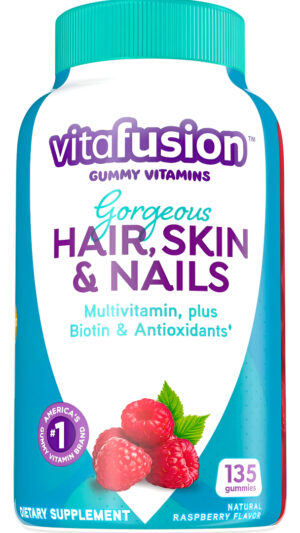 Vitafusion Complejo Vitamínico En Gomitas Para Embellecer El Cabello, La Piel Y Las Uñas