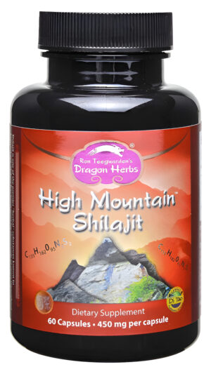 Dragon Herbs High Mountain Shilajit - 450 Mg - 60 Cápsulas