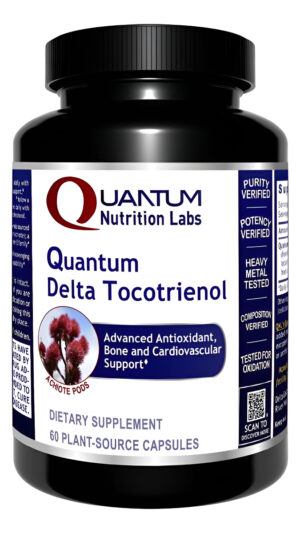 Qnl Quantum Delta Tocotrienol, Complejo De Vitamina E Tocotrienoles, 60 Cápsulas De Origen Vegetal