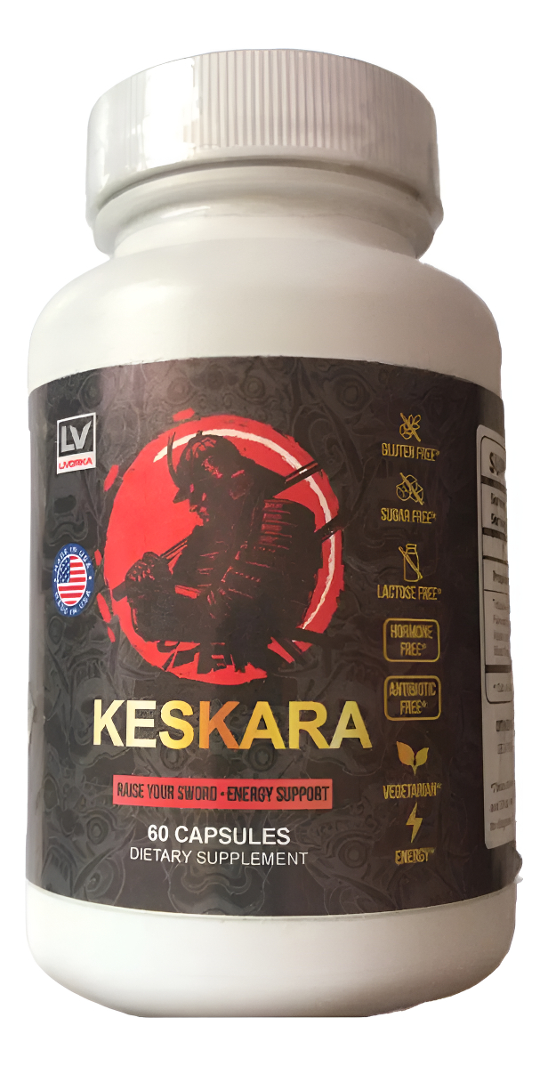 Keskara Suplemento De Apoyo Masculino Premium Natural, 60 Cápsulas