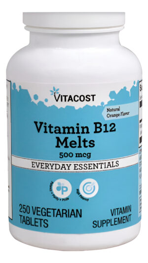 Vitamina B12 250ta 500mcg Melts