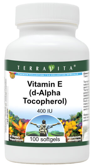 Terravita Vitamina E (d-alfa Tocoferol) - 400 Ui (100 Cápsulas Blandas)