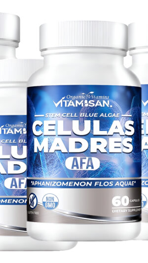 4 Celulas Madres Stemcells Afa Algas Verde Azul Antienvejecimiento 240 Cápsulas Nuevo