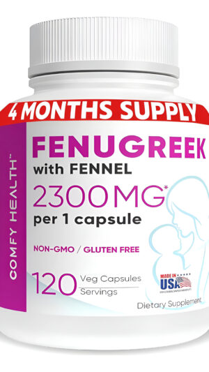 Extracto De Semilla De Fenogreco E Hinojo, 2300 Mg, Potente Suplemento Para La Lactancia Materna, Ayuda Para El Bebé, L