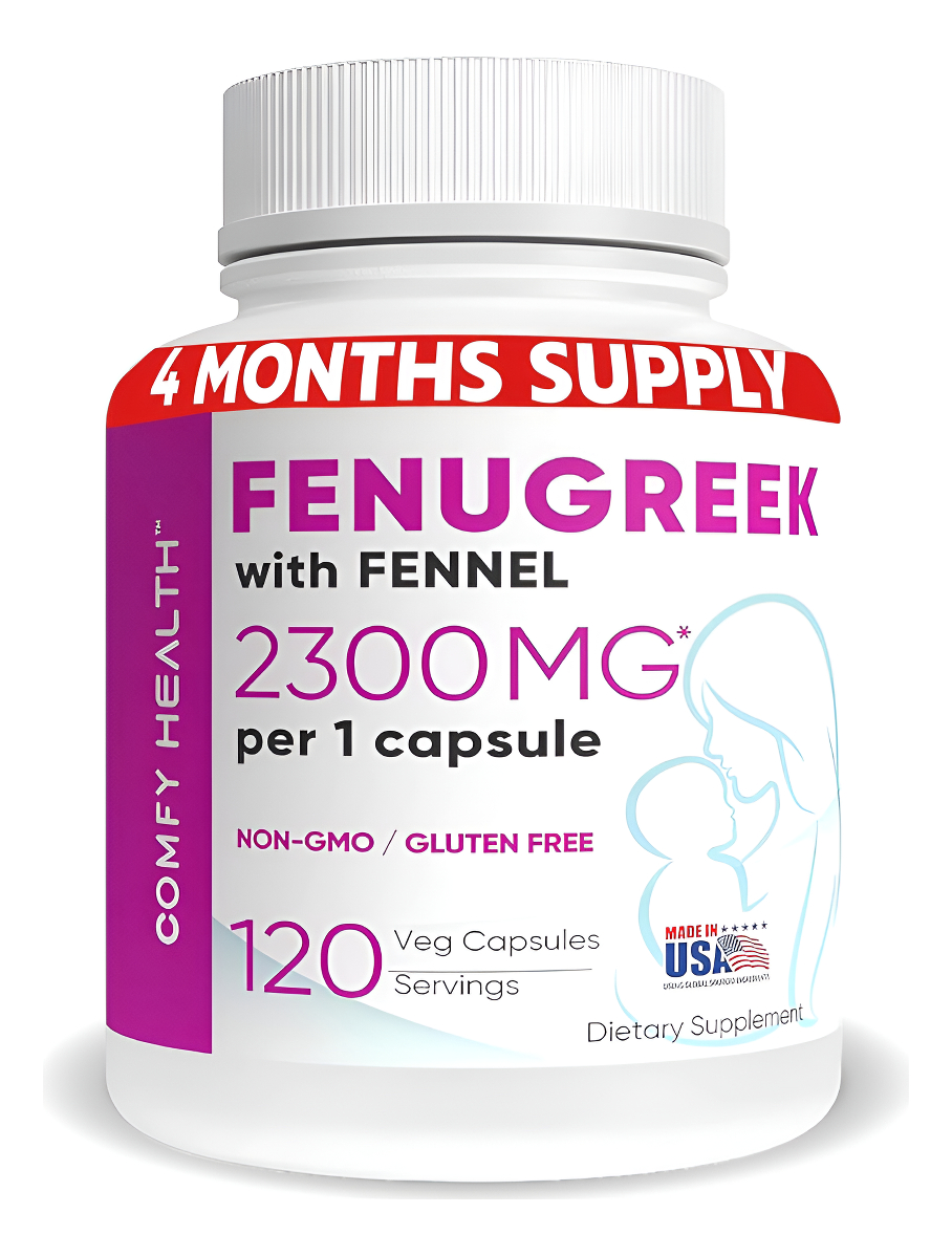 Extracto De Semilla De Fenogreco E Hinojo, 2300 Mg, Potente Suplemento Para La Lactancia Materna, Ayuda Para El Bebé, L