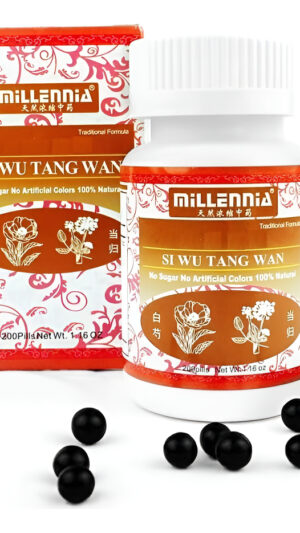 Millennia Suplemento De Hierbas - Si Wu Tang Wan - 1 Botella (200 Píldoras/botella)