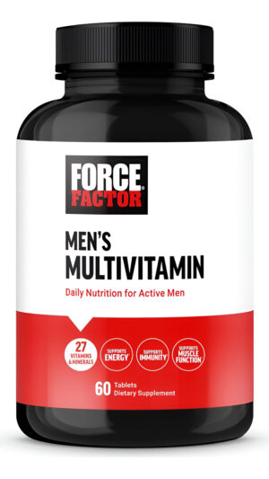 Force Factor Multivitamínicos Para Hombres, Multivitamínico Para Hombres Más Aminoácidos Suplemento Con 27 Vitaminas Y