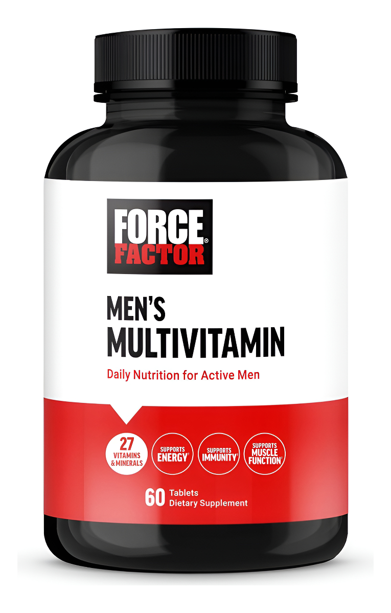 Force Factor Multivitamínicos Para Hombres, Multivitamínico Para Hombres Más Aminoácidos Suplemento Con 27 Vitaminas Y