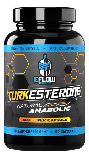 Eflow Nutrition Turkesterona (500 Mg) Extracto De Ajuga Turkestania Complejado Con Hidroxipropil-beta-ciclodextrina Par