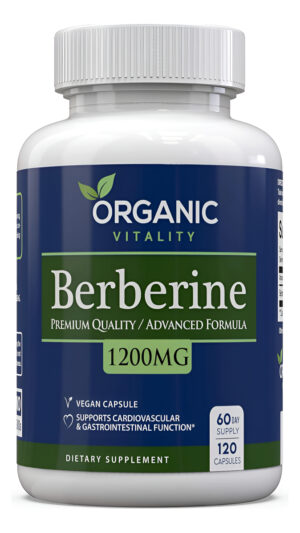 Suplemento Prémium De Berberina Hcl - 1200 Mg De Berberina Por Porción - 120 Cápsulas Veganas - Apoya Un Estilo De Vida