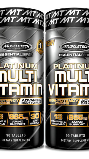 Muscletech Multivitamina Platinum, 90 Tabletas (paquete De 2)