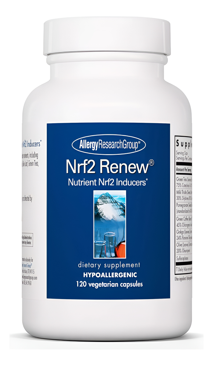Allergy Research Group Suplemento Nrf2 Renew - Activador Nrf2, Sulforafano Puro, Extracto De Té Verde Natural, Cápsulas