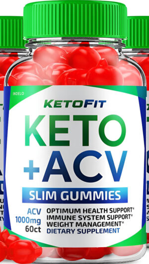 Paquete De 3 Gomitas Ketofit Acv Avanzadas De 1000 Mg, Ketofit Keto + Acv Gummies Vinagre De Sidra De Manzana Keto Fit