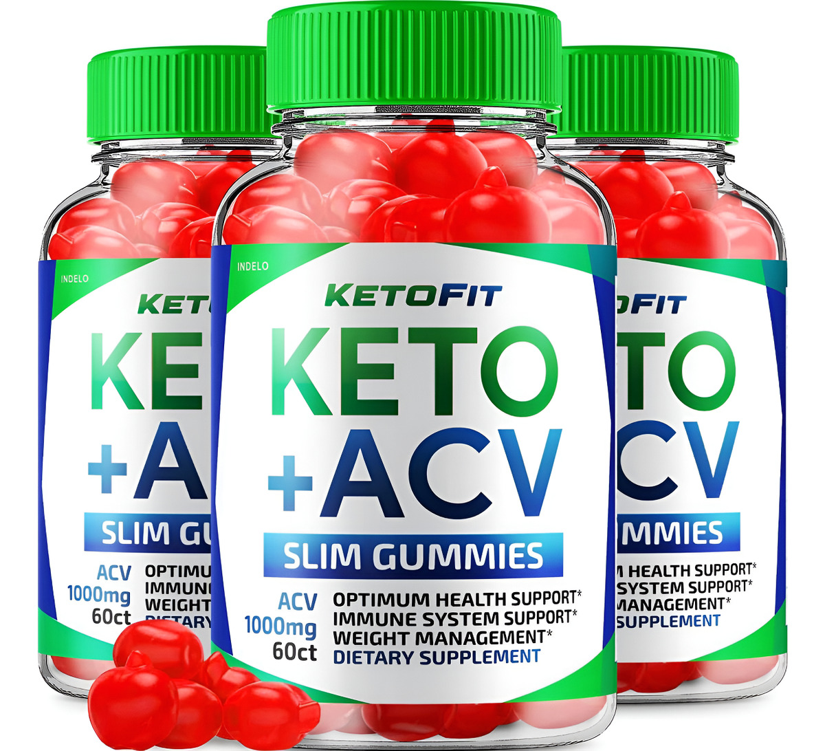 Paquete De 3 Gomitas Ketofit Acv Avanzadas De 1000 Mg, Ketofit Keto + Acv Gummies Vinagre De Sidra De Manzana Keto Fit
